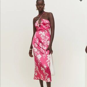 Reformation Antoni Silk Dress